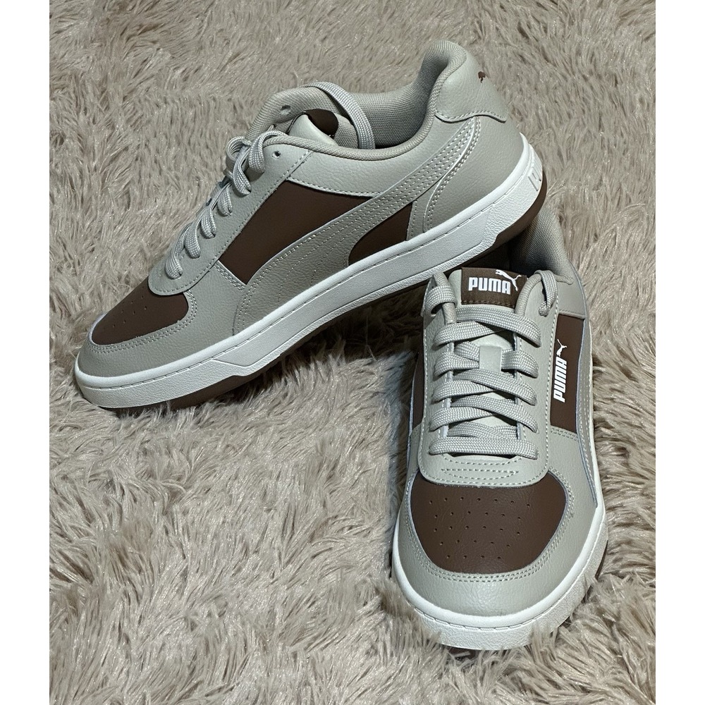 NWOB PUMA Carter 2.0 Mens Sneaker Shoes Haute Coffee/Desert White Size 10
